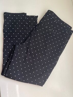 Black Polka Dot Chinos
